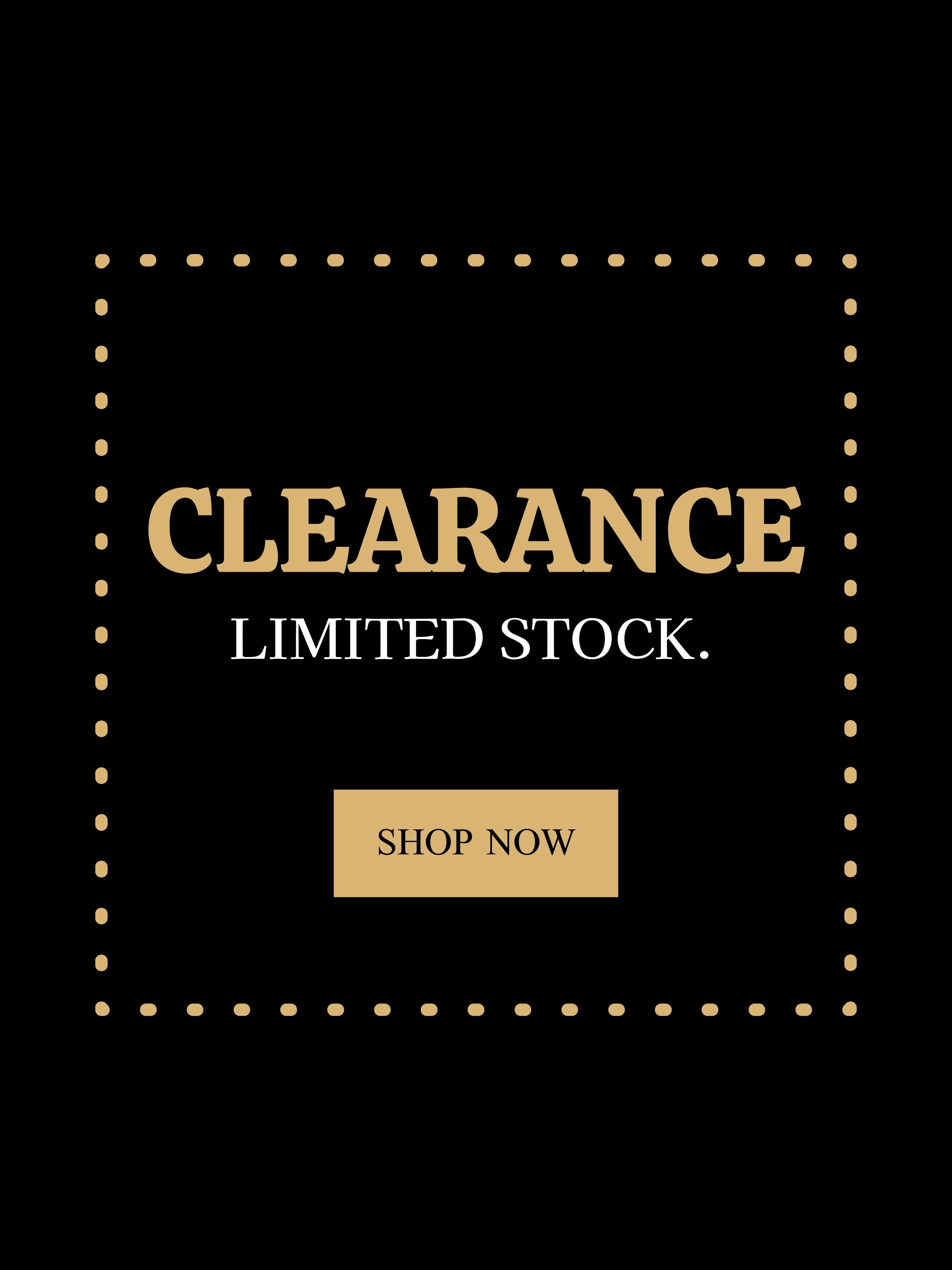 CLEARANCE