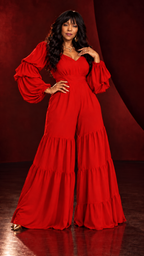 PLUS SIZE WIDE LEG JUMPSUIT