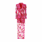 PS8 3D Floral Embroidered Blazer Pants Suit Women