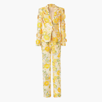 PS8 3D Floral Embroidered Blazer Pants Suit Women