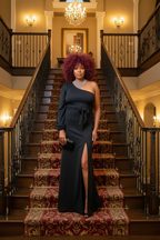 Rachel One Shoulder Evening Gown