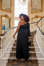 Rachel One Shoulder Evening Gown