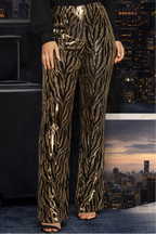 Gold Sequin Pants ￼