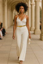 Lace Spaghetti Strap Jumpsuit