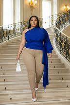 One Shoulder Asymmetrical Top