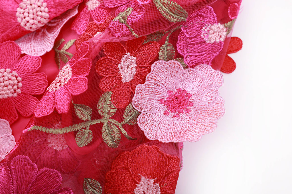 PS8 3D Floral Embroidered Blazer Pants Suit Women