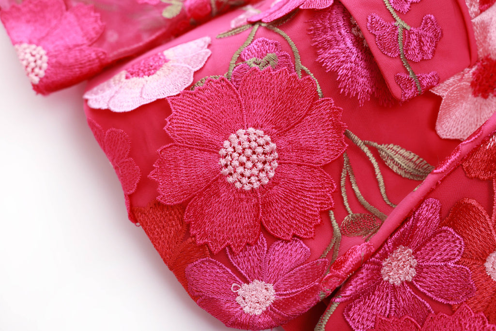 PS8 3D Floral Embroidered Blazer Pants Suit Women