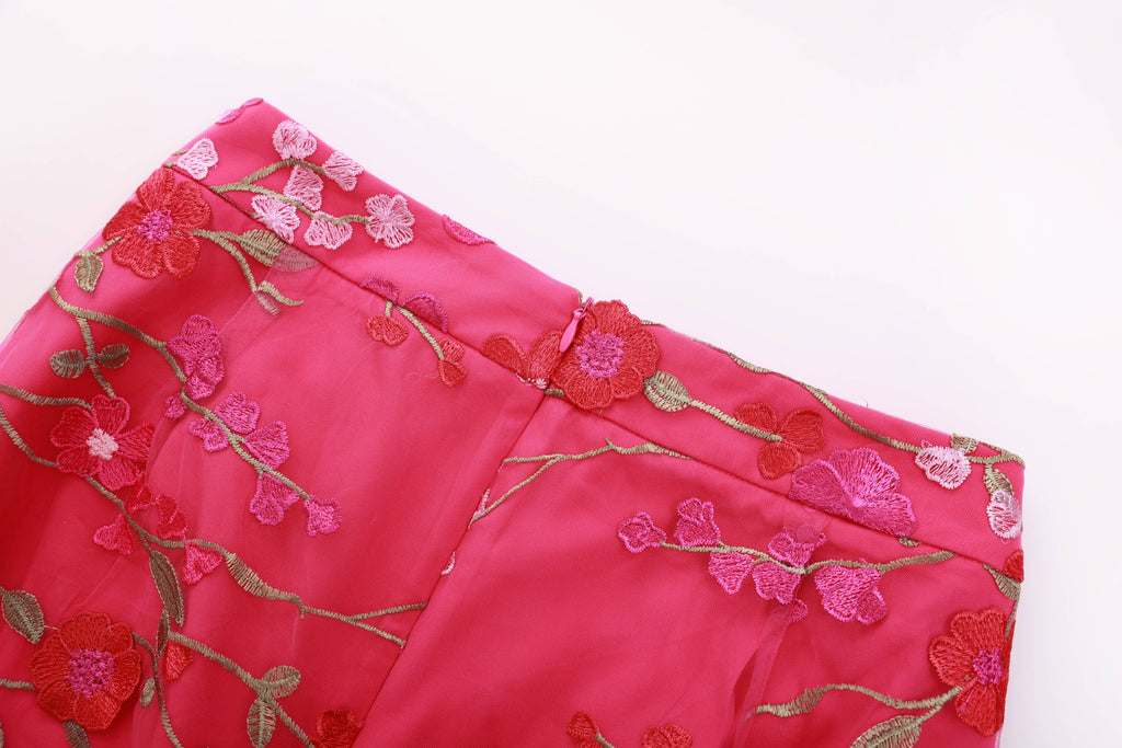 PS8 3D Floral Embroidered Blazer Pants Suit Women