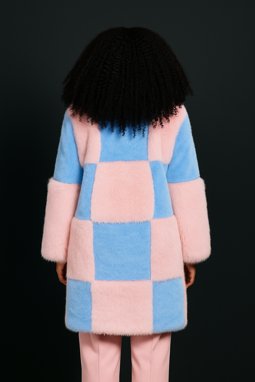 Cotton Candy Dream Faux Fur Coat