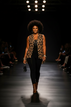 Wild Grace Leopard Print Vest