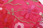 PS8 3D Floral Embroidered Blazer Pants Suit Women