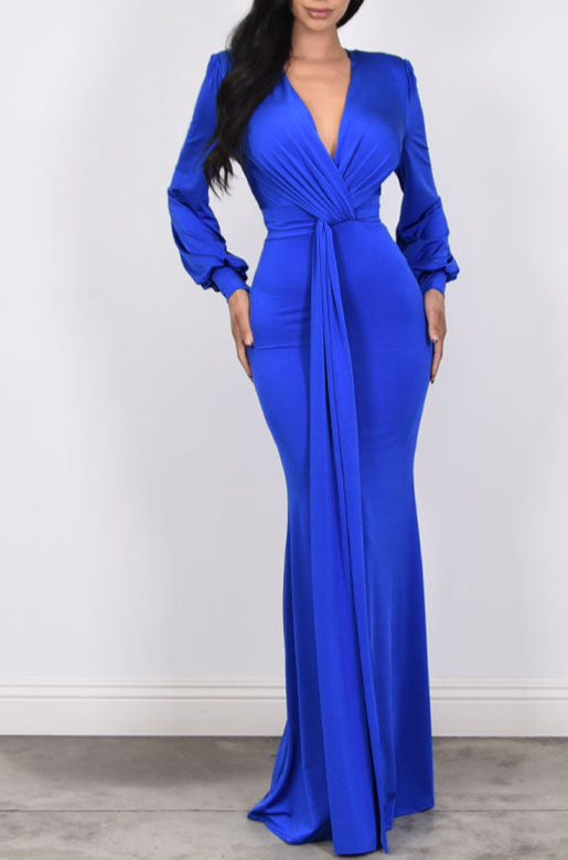 LONG SLEEVE MAXI DRESS