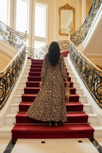 Light Leopard Maxi Dress