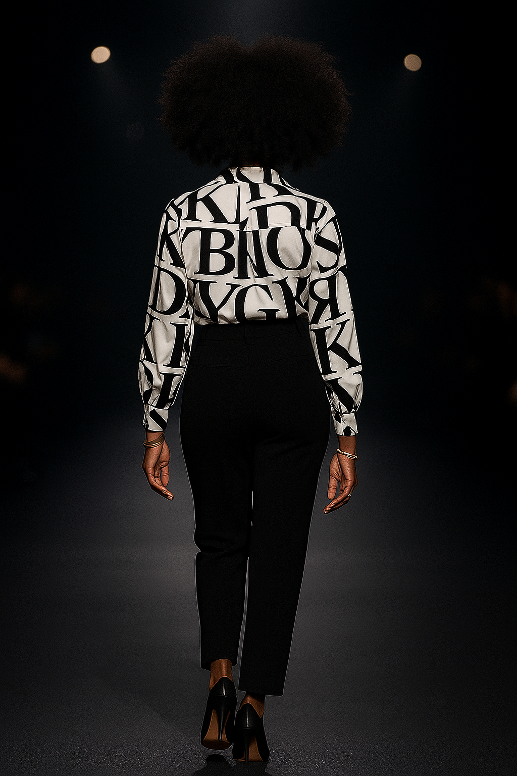 The Urban Letter Print Blouse