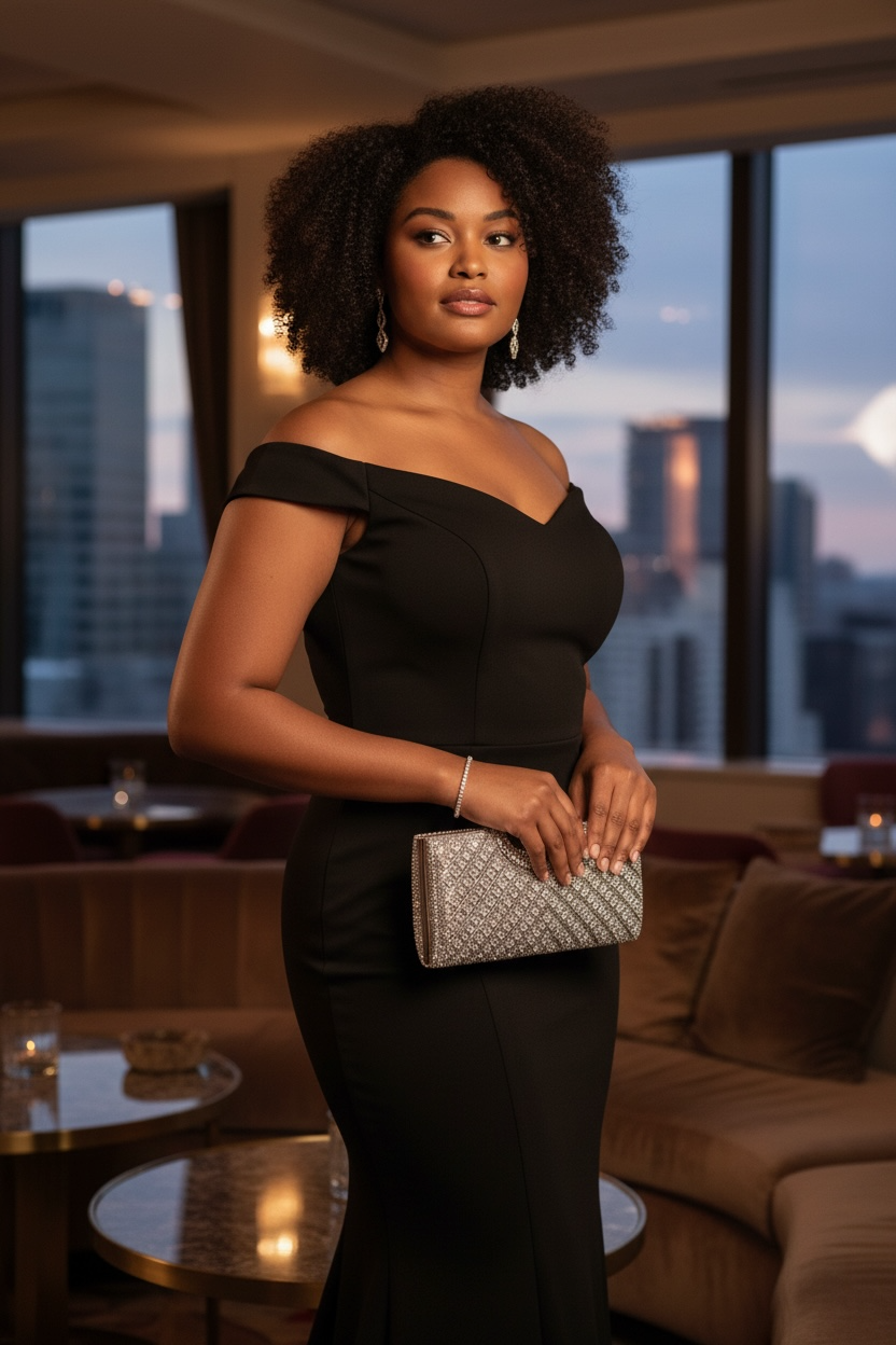 Embellished clutch bag