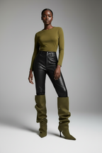 Ombré Blend Knee High Slouch Boot