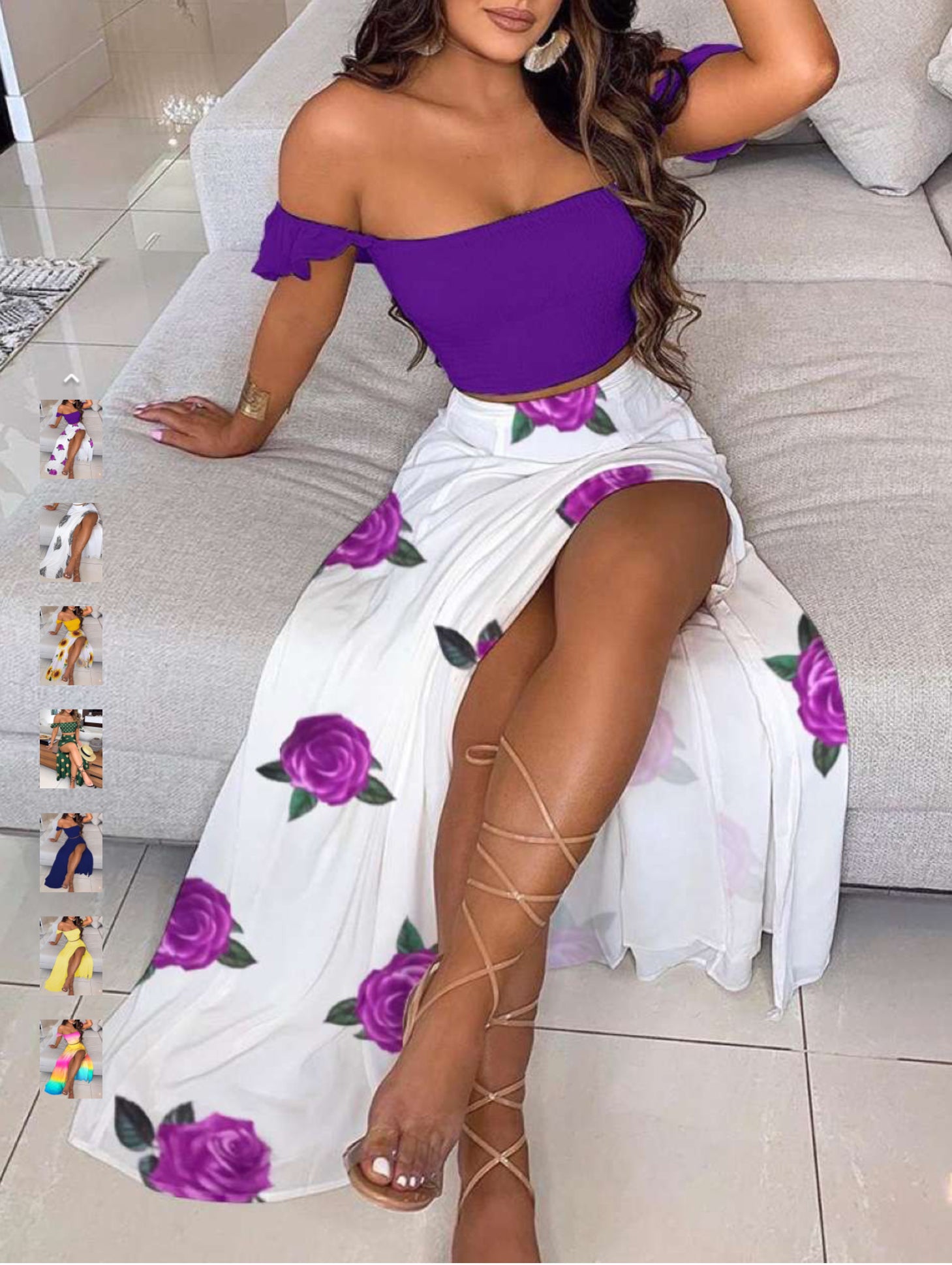 Purple Rose Set