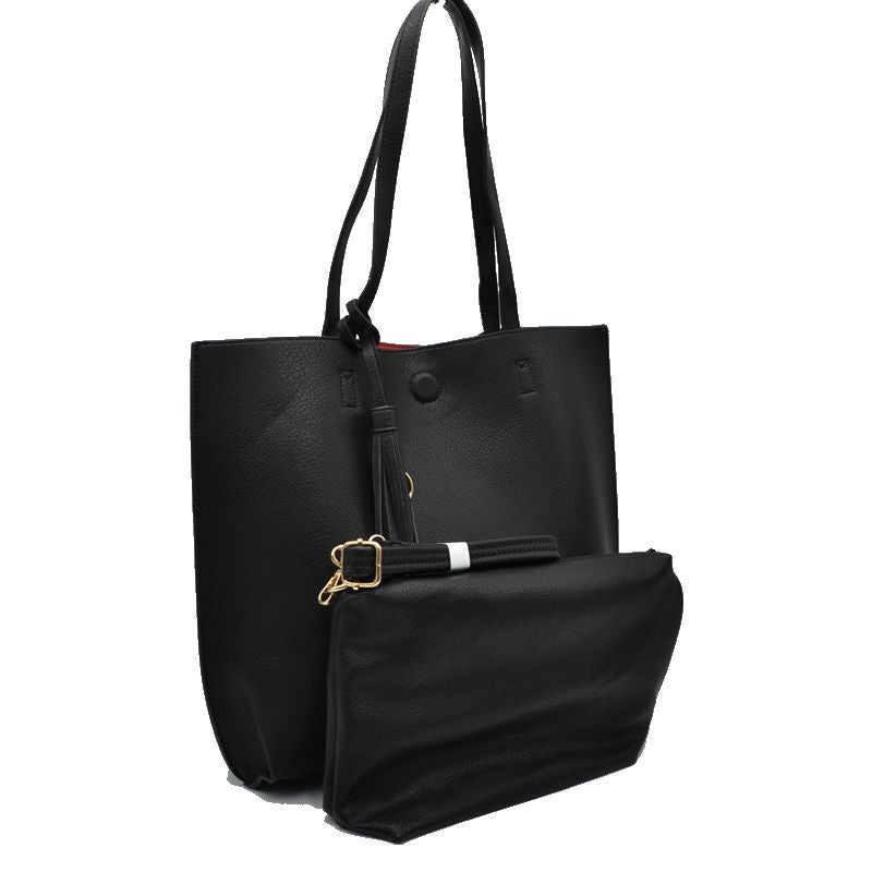 The Midnight Luxe Tote 2-in-1- Interchangeable ￼
