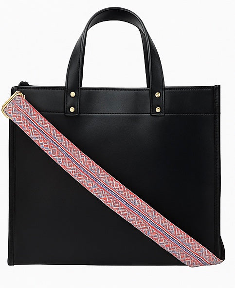 The Campbell Tote with Sedona Patterned Strap