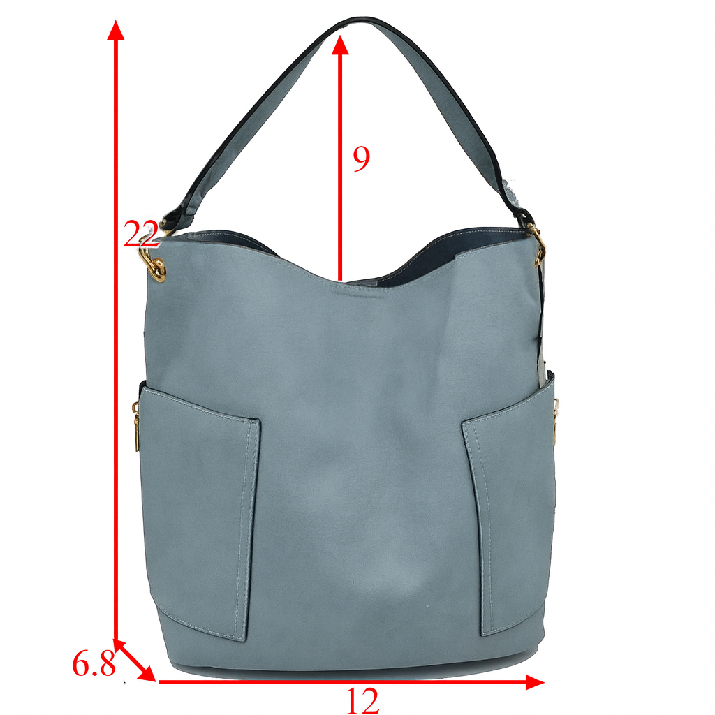 The Empire Pocket Bucket Bag 2-in-1