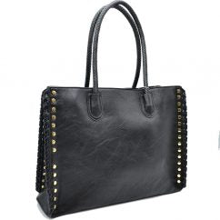 The Onyx Studded Tote