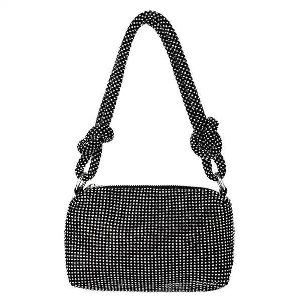 The Celeste Rhinestone Shoulder Bag