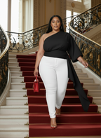 One Shoulder Asymmetrical Top