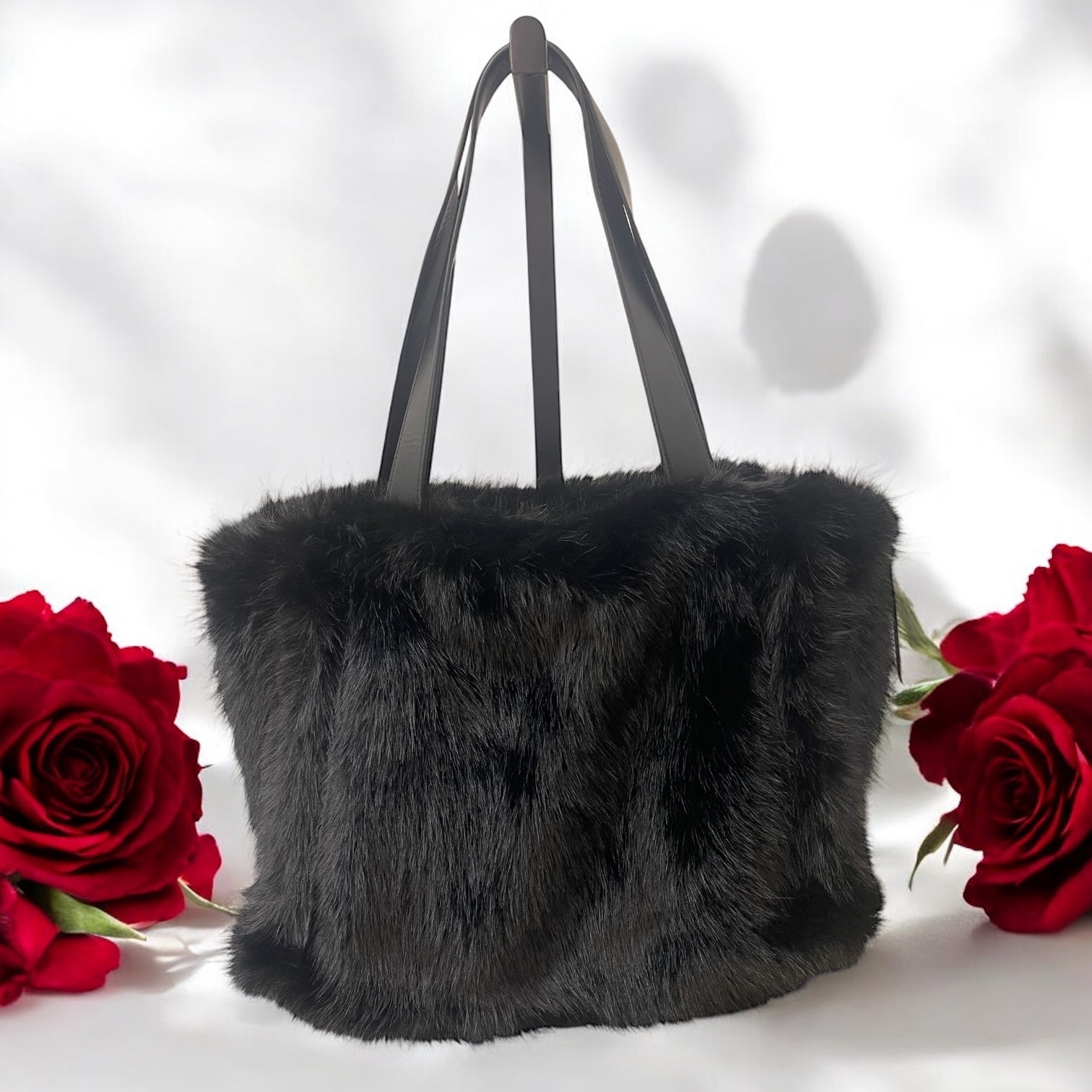Luxe Faux Fur Tote Bag