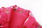 PS8 3D Floral Embroidered Blazer Pants Suit Women