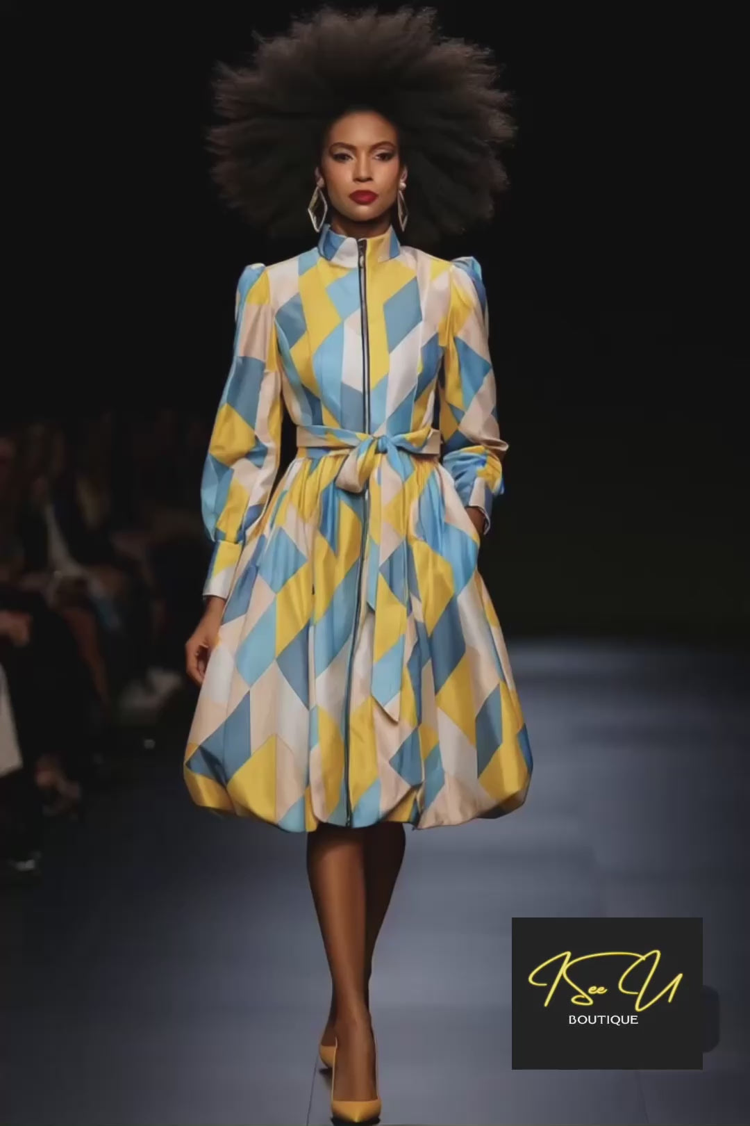 Bold Expressions Novelty Coat Dress