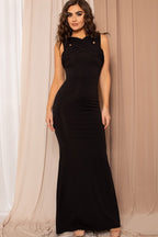 Cedar Wrap Bandage Top Maxi Dress