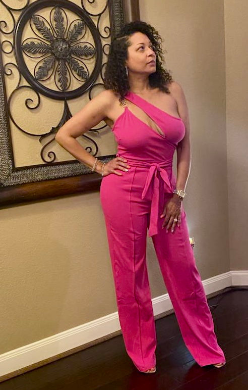 #PINKY PINK JUMPSUIT