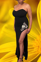 SOFIA BEADED EMBROIDERED MAXI DRESS