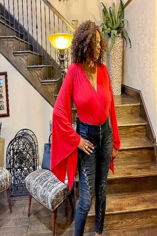 BAT WING SLEEVE SEXY